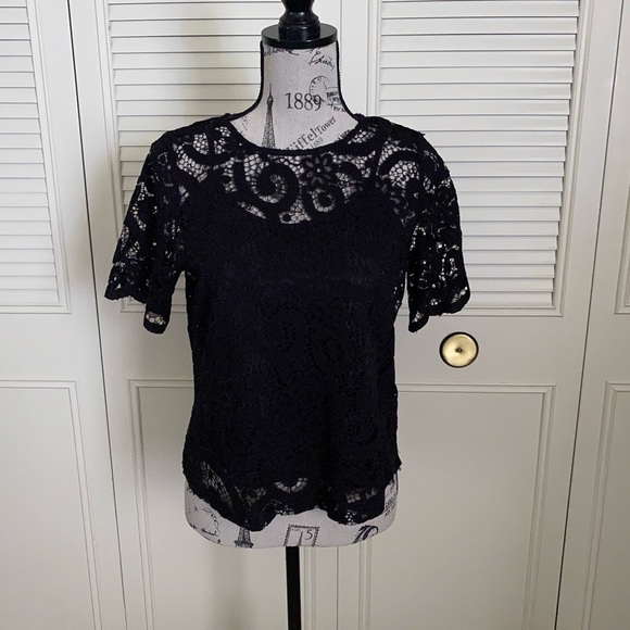 Nanette Lepore blouse size S Black - Picture 2 of 16